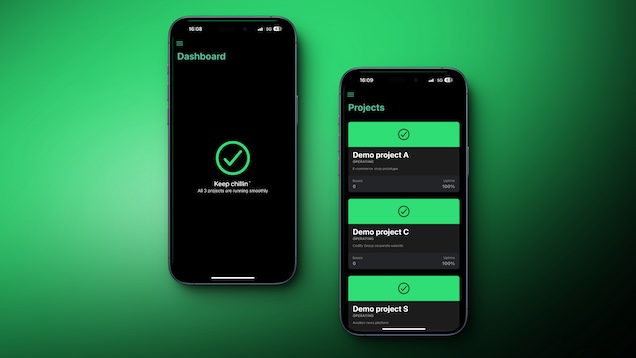 iOS & Android applications for projects monitoring